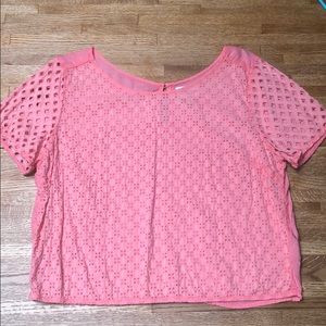 American eagle blush crop top